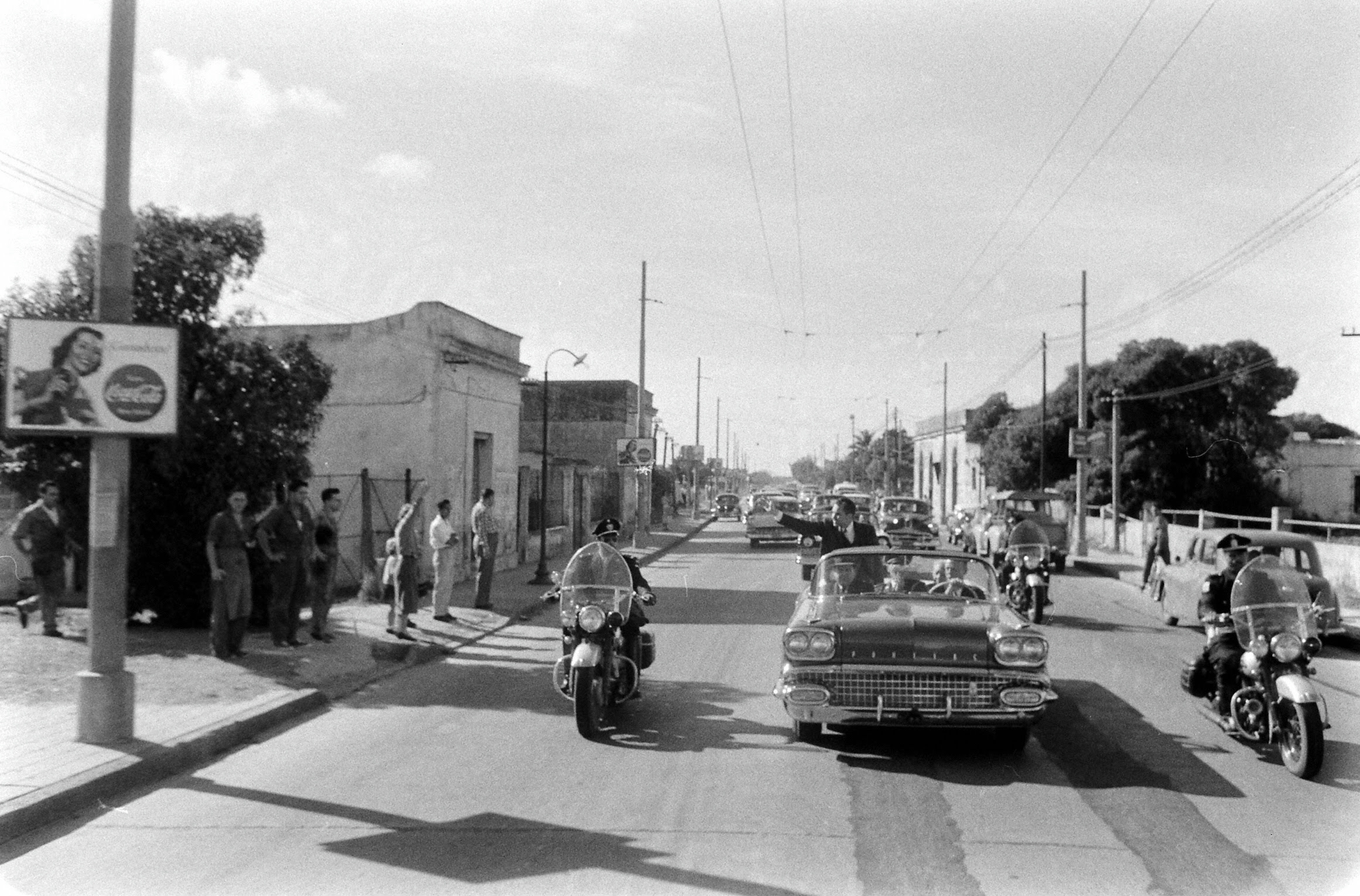 Visita Richard Nixon. Año 1958. Visita Richard Nixon. Año 1958.