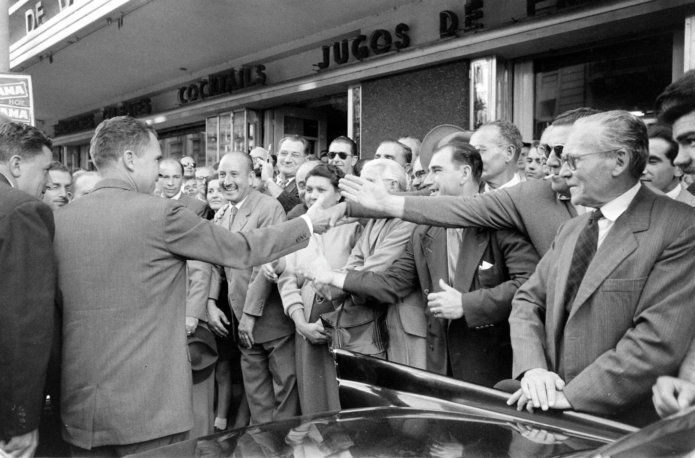 Visita Richard Nixon. Año 1958. Visita Richard Nixon. Año 1958.