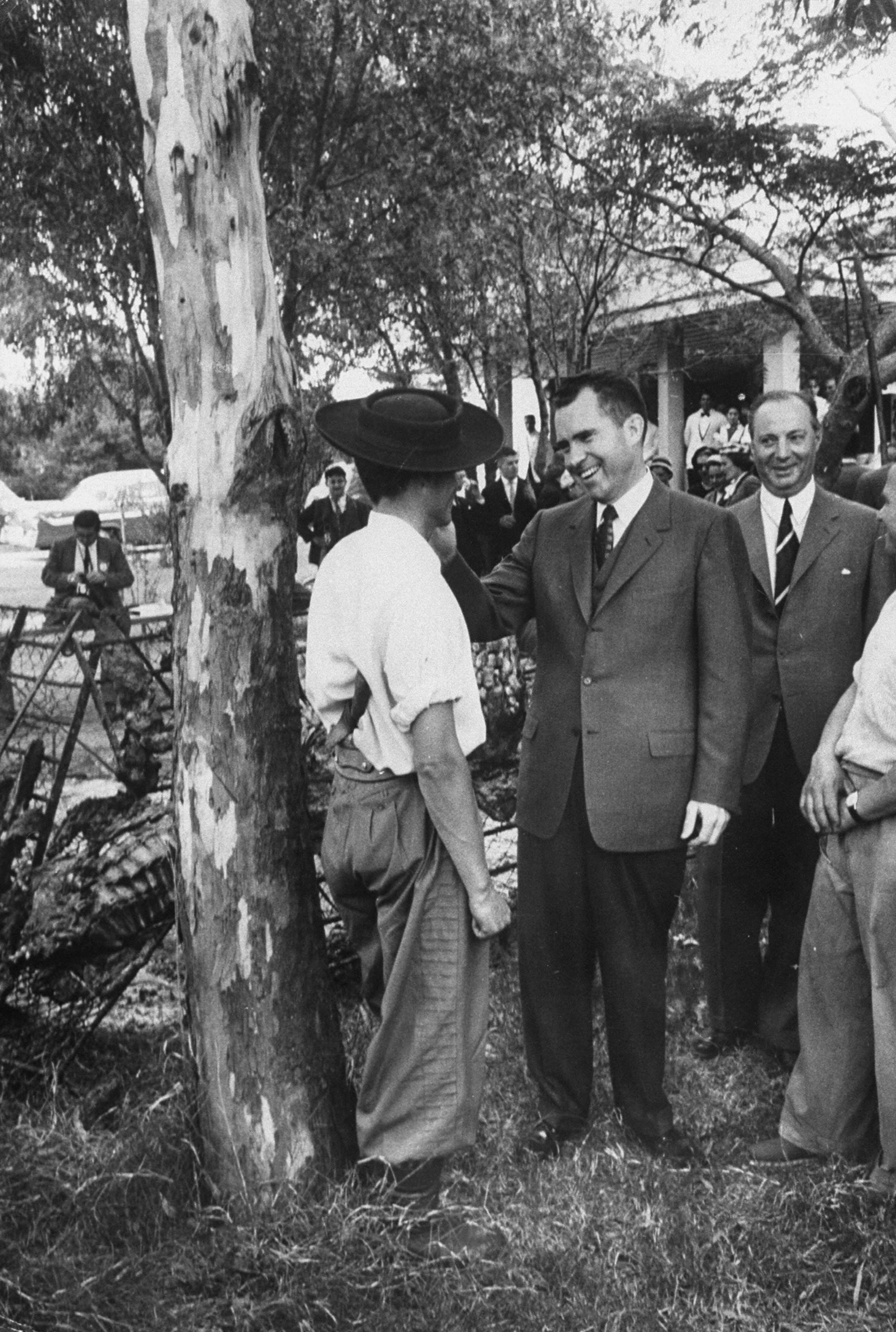 Visita Richard Nixon. Año 1958. Visita Richard Nixon. Año 1958.